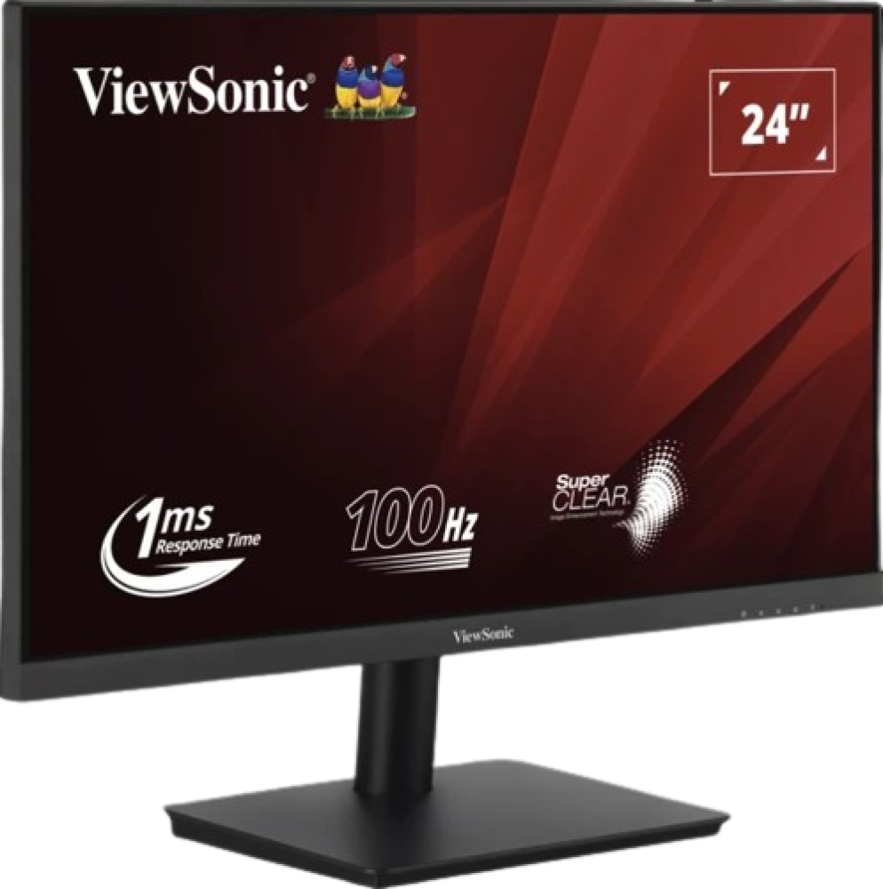 ViewSonic 24” Full HD Monitor with Dual 2W speakers  VA2406-MH