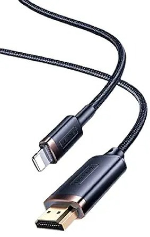 USAMS US-SJ509 U70 Lighting to HD Video Cable 2m high definition Braided computer cables
