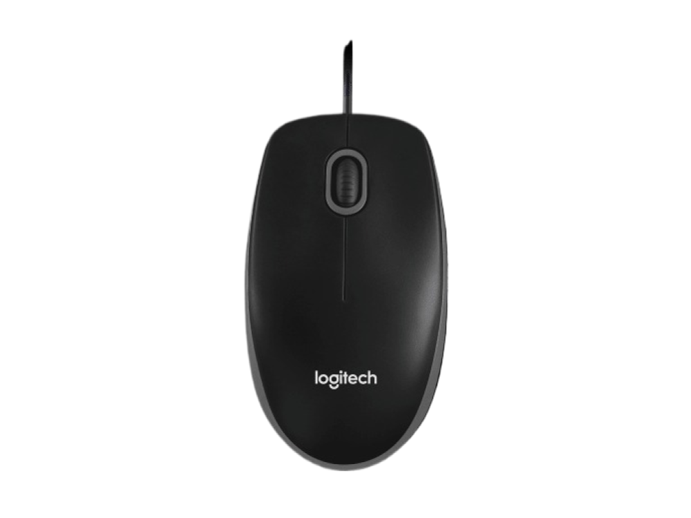 Logitech wired B100 OPTICAL USB MOUSE  (910-003357)