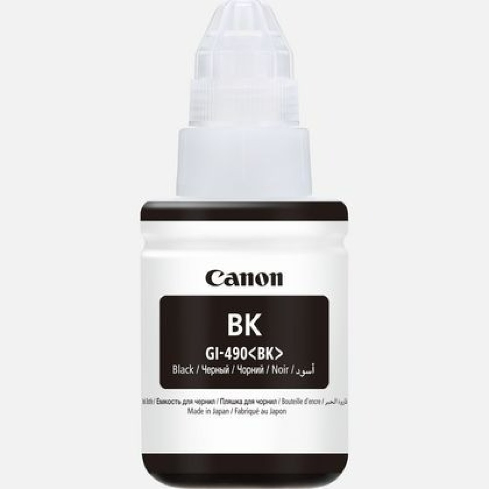 Canon Pixma ink GI-490 BK Black Ink Bottle 0663C001