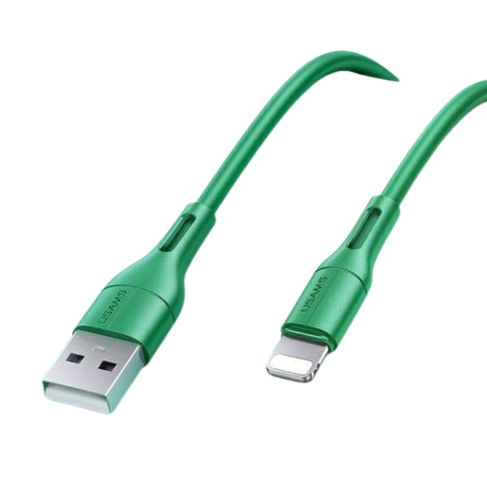 USAMS U68 lightning 2A Fast Charge cable 1m green SJ500USB04 (US-SJ500)