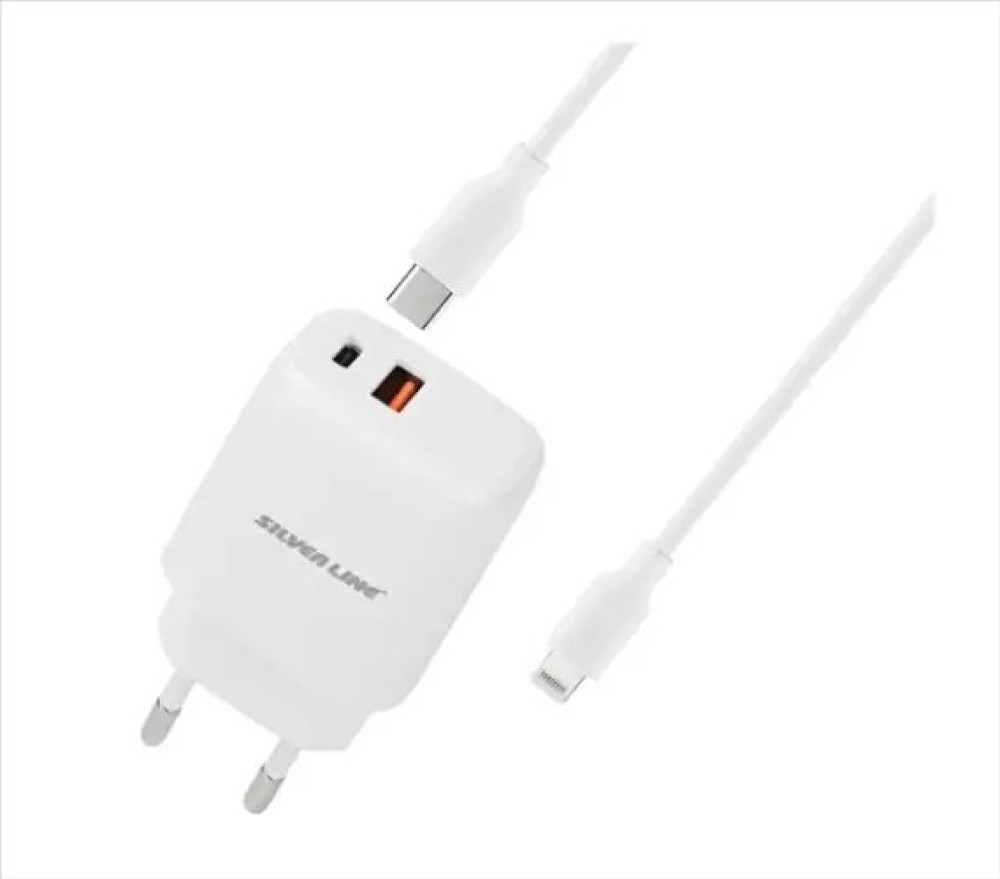Silver Line Charger -SWC20PQ1 Lightning cable to Type C