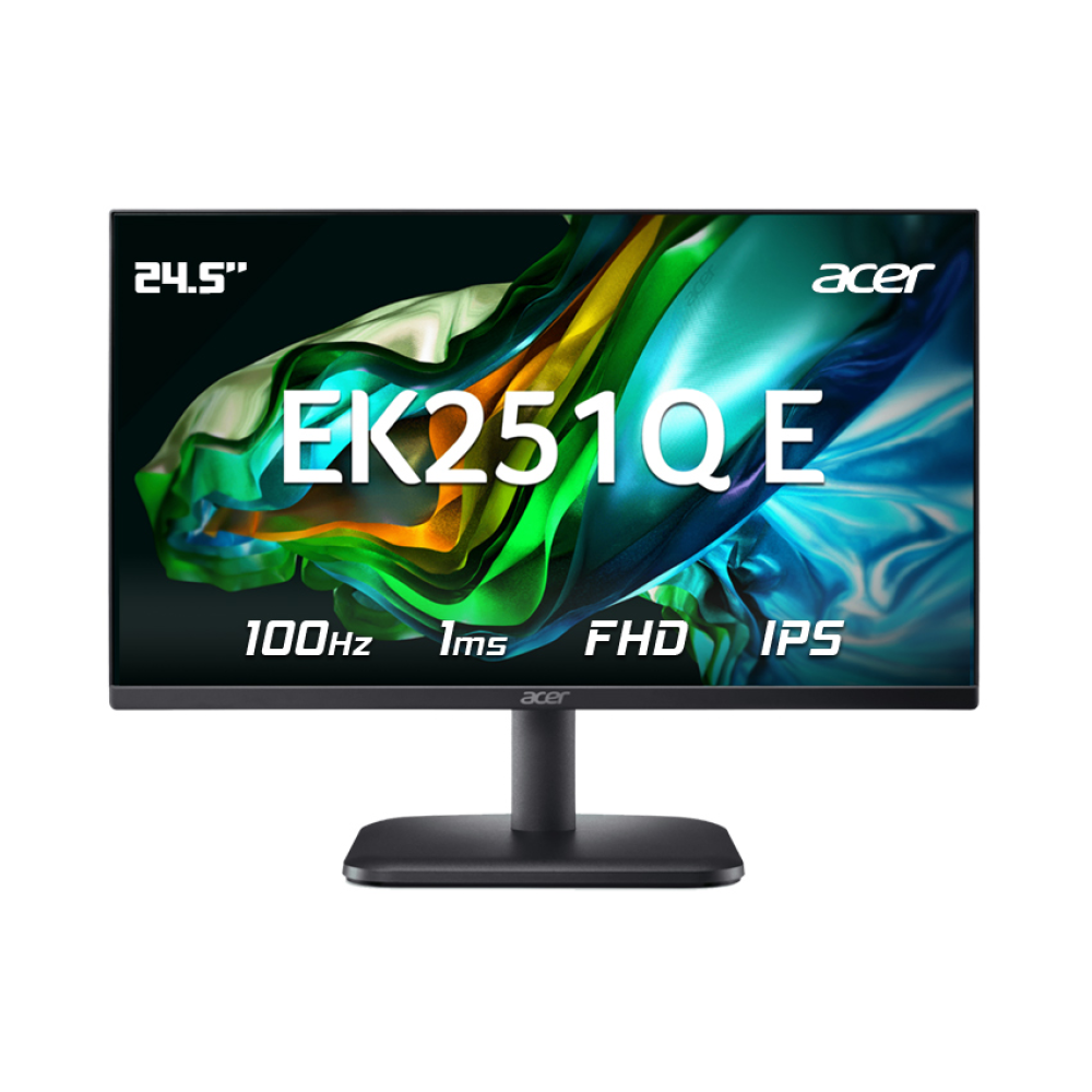 monitor  Acer 24.5" Super Comfort EK1 Monitor - EK251Q E (100Hz)